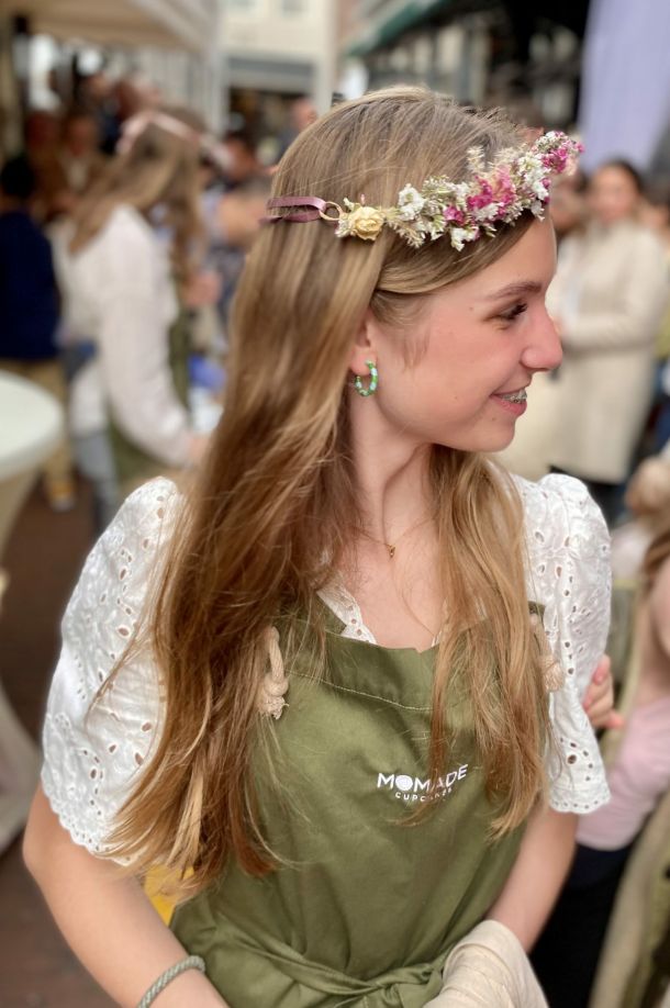 haarband gedroogte Bloeme meid