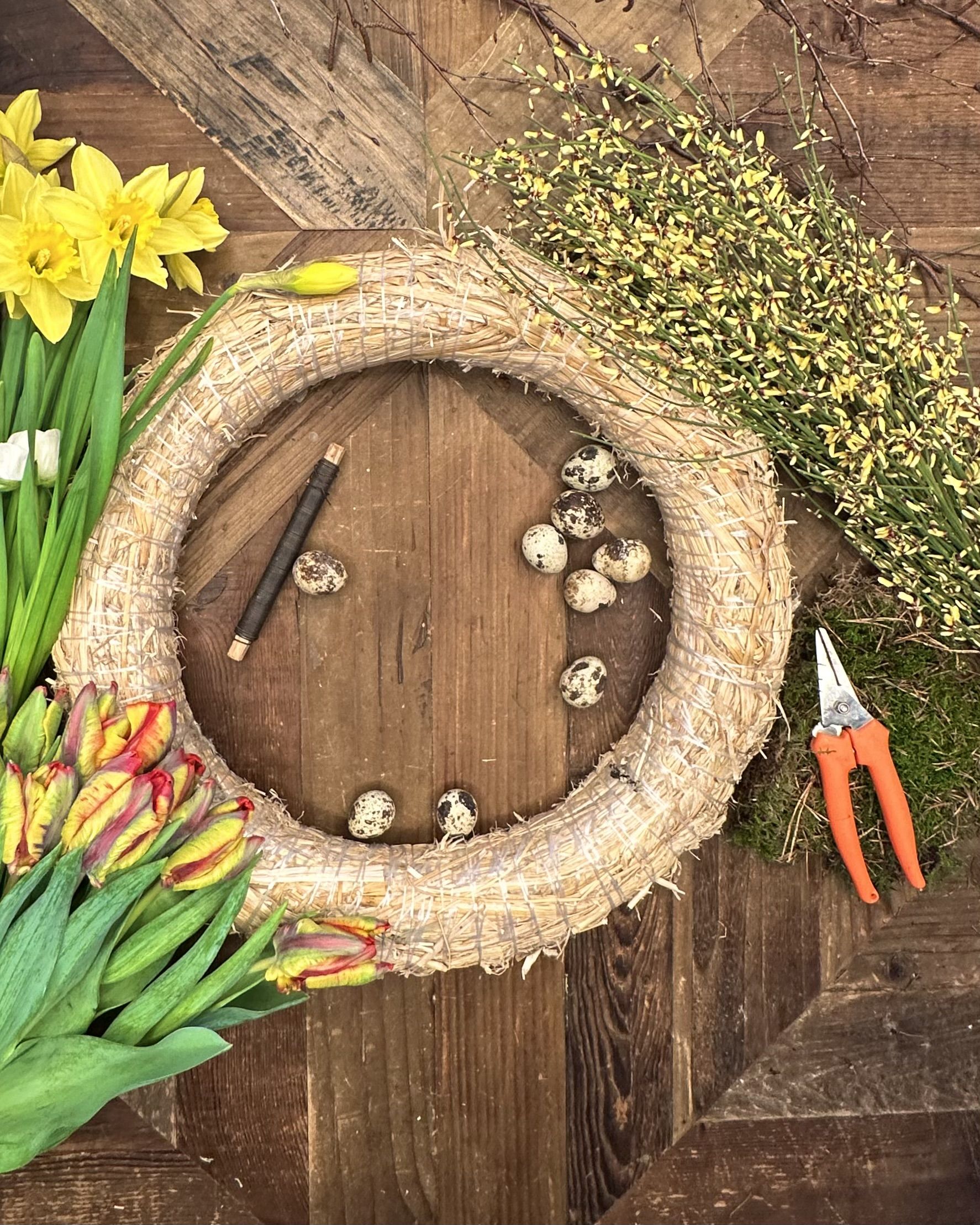 Pasen Workshop centerpiece Bloemen