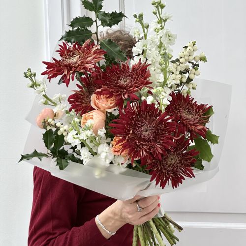 Boeket bloemen rood