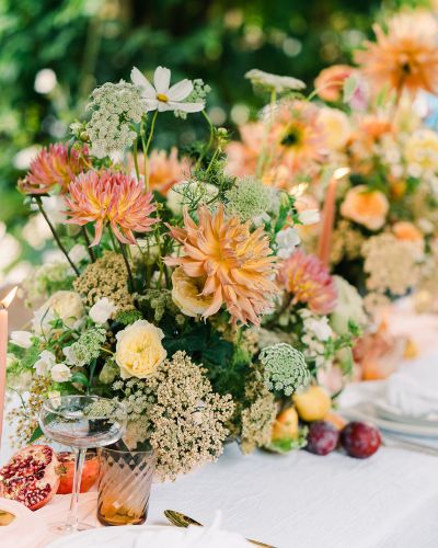 Bruiloft tafel decoration bruiloftsbloemist bruiloftsbloemen