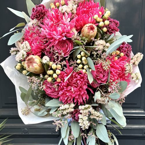Boeket bloemen roze
