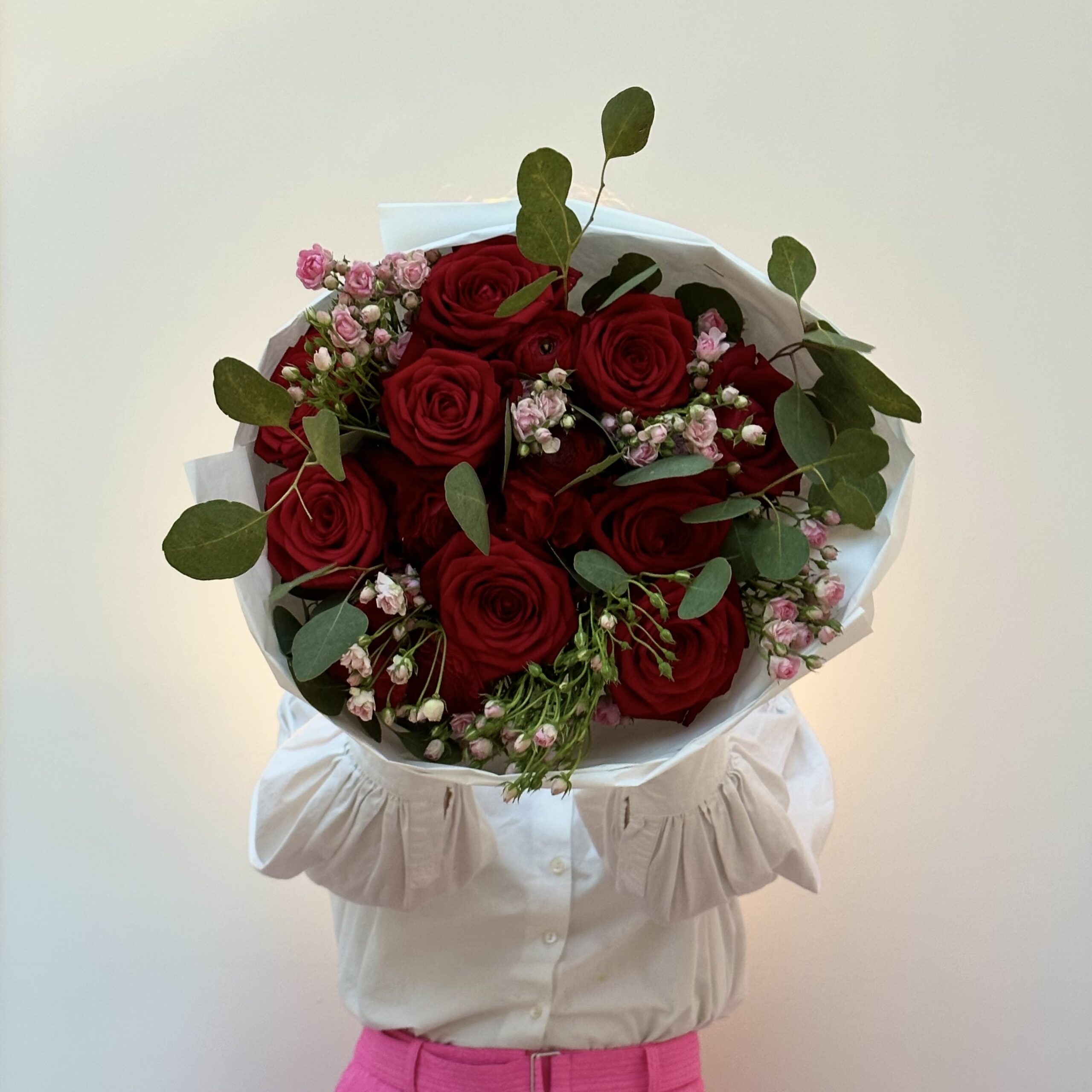 Boeket bloemen oranje