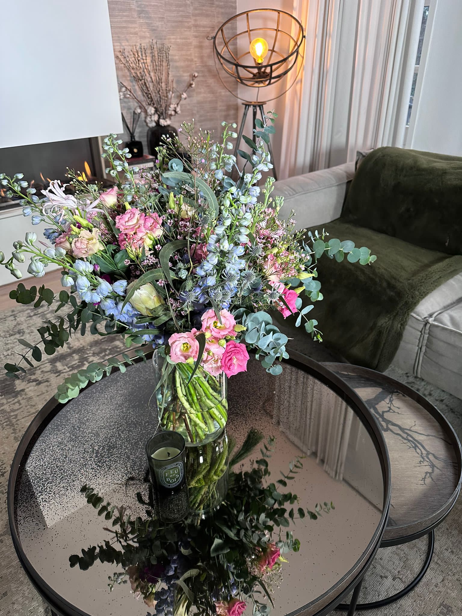 bloemen bos met vase abonement den bosch